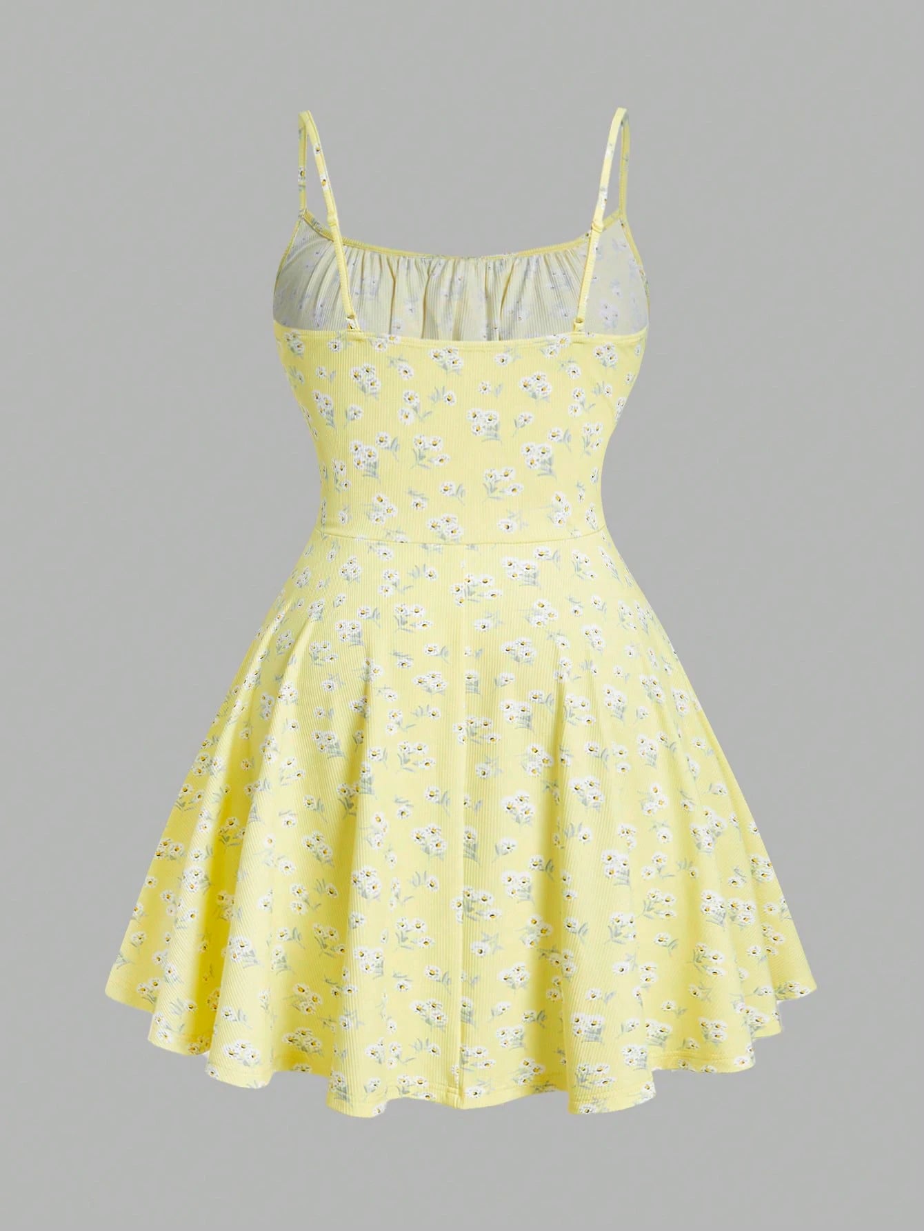 New Fashion Floral Elegant Sleeveless Thin Strap Camisole Dress